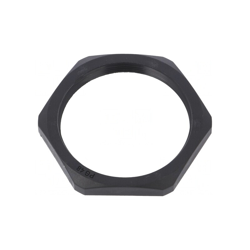 Piuliţă PG48 Poliamidă 8mm Neagră | Electronic-mag.ro | Componente Electronice