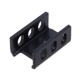 Radiator Extrudat TO220 Negru 25x16x11mm 18°C/W | Electronic-mag.ro | Componente Electronice