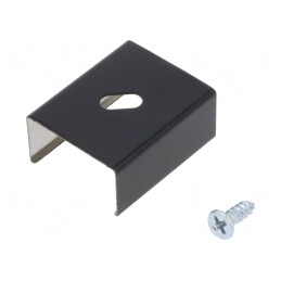 Suport U4 negru 2 bucăți oțel inoxidabil | Electronic-mag.ro | Componente Electronice
