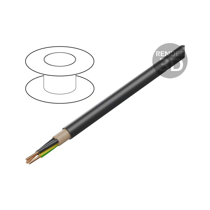 Cablu Electric NYY 3G1,5mm2 Cu PVC Negru | Electronic-mag.ro | Componente Electronice Cablu Electric NYY 3G1,5mm2 Cu PVC Negru | Electronic-mag.ro | Componente Electronice