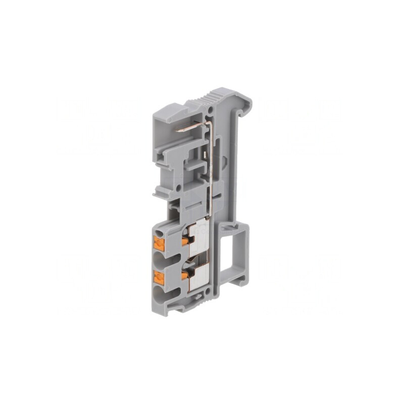 Conector Îmbinare Șine 0,14-4mm2 3 Borne Gri Push-In | Electronic-mag.ro | Componente Electronice