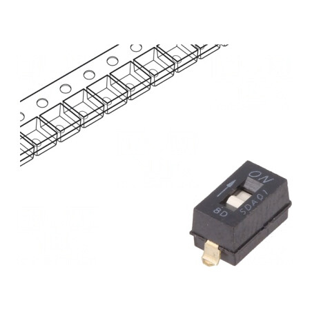 Comutator DIP-SWITCH 1 Secțiune OFF-ON 0,025A 24VDC | Electronic-mag.ro | Componente Electronice