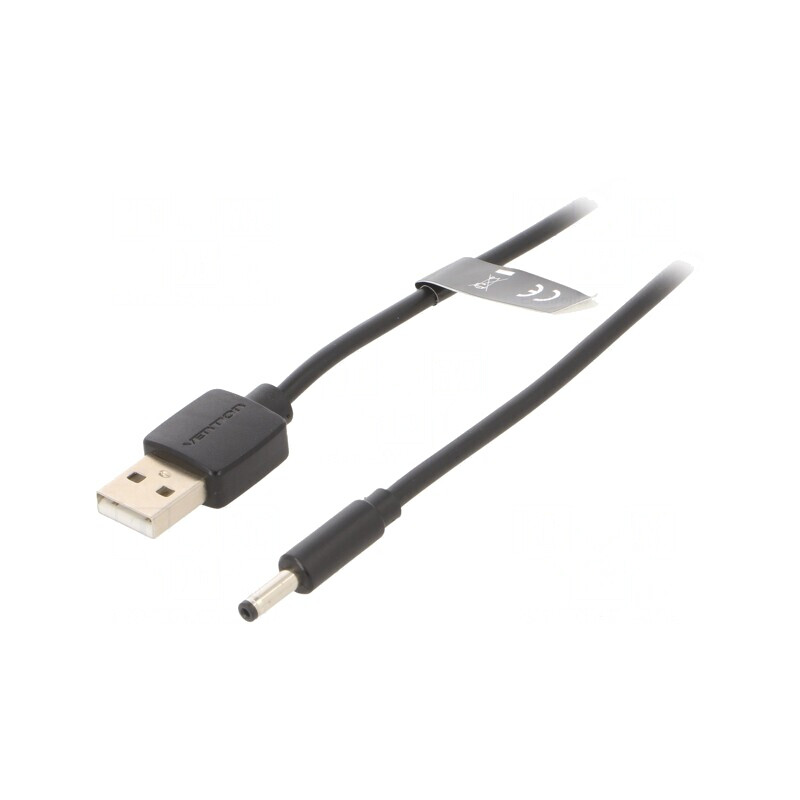 Cablu USB A la DC 3,5/1,35 Negru 1,5m | Electronic-mag.ro | Componente Electronice Cablu USB A la DC 3,5/1,35 Negru 1,5m | Electronic-mag.ro | Componente Electronice