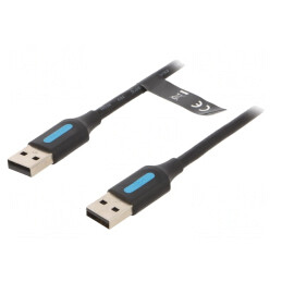 Cablu USB 2.0 A-A Nichelat 0,25m