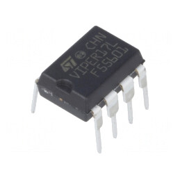 Driver PWM Controler Flyback DIP7 2,5A 800V 1 Can 54-66kHz