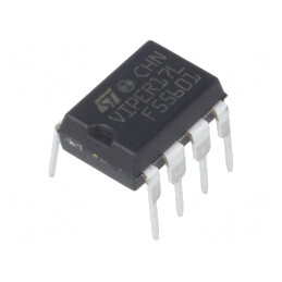 Driver PWM Controler Flyback DIP7 2,5A 800V 1 Can 54-66kHz | Electronic-mag.ro | Componente Electronice