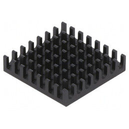 Radiator BGA Negru cu Aripioare 27,9mm | Electronic-mag.ro | Componente Electronice