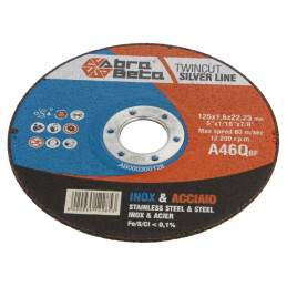 Disc de tăiere 125mm 22,23mm 1,6mm | Electronic-mag.ro | Componente Electronice
