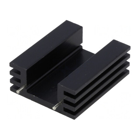 Radiator Negru TO220 38.1x32x14mm 11K/W | Electronic-mag.ro | Componente Electronice