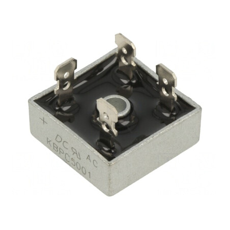 Punte Redresoare Monofazat 100V 50A MB-25 | Electronic-mag.ro | Componente Electronice