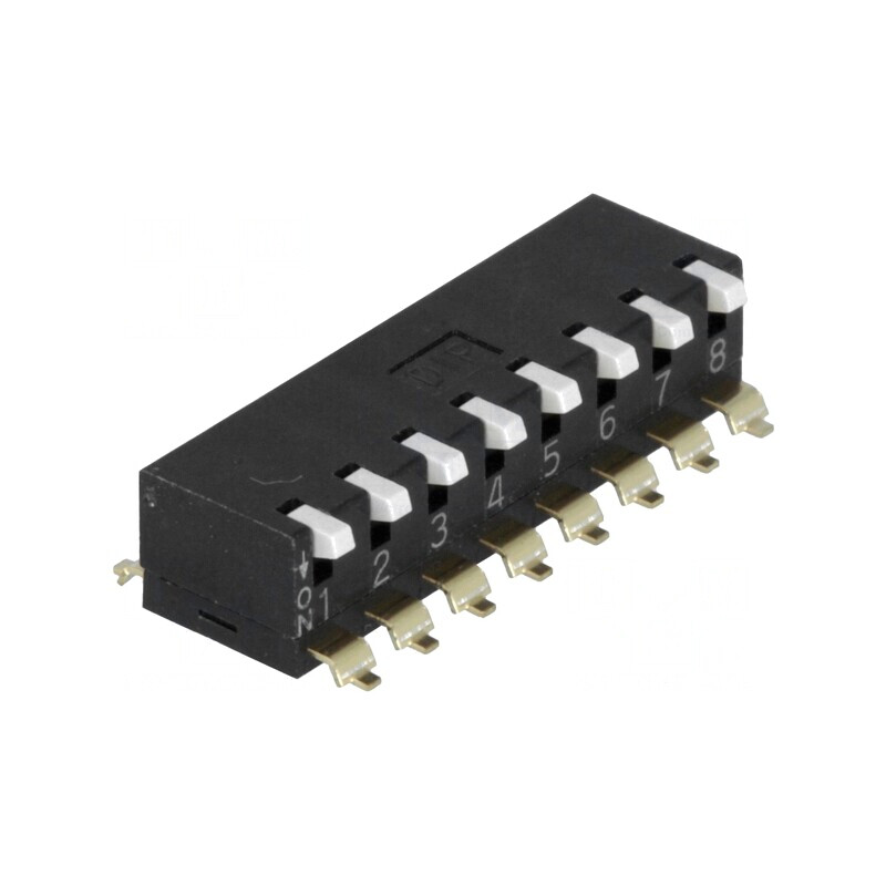 Comutator DIP-SWITCH 8 Secțiuni ON-OFF 0,025A 24VDC | Electronic-mag.ro | Componente Electronice Comutator DIP-SWITCH 8 Secțiuni ON-OFF 0,025A 24VDC | Electronic-mag.ro | Componente Electronice
