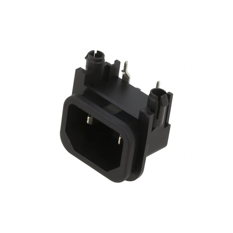 Conector Alimentare AC 10A 250V IEC 60320 GSP2 | Electronic-mag.ro | Componente Electronice