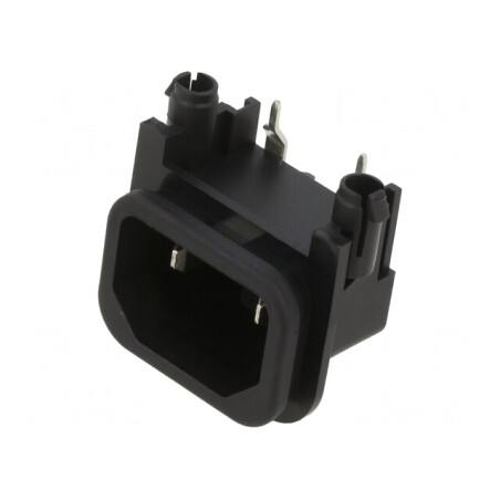 Conector Alimentare AC 10A 250V IEC 60320 GSP2 | Electronic-mag.ro | Componente Electronice