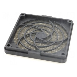 Protecție Plastic 80x80mm cu Șurub și Filtru 30PPI | Electronic-mag.ro | Componente Electronice