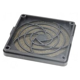 Protecție Plastic 80x80mm cu Șurub și Filtru 45ppi | Electronic-mag.ro | Componente Electronice