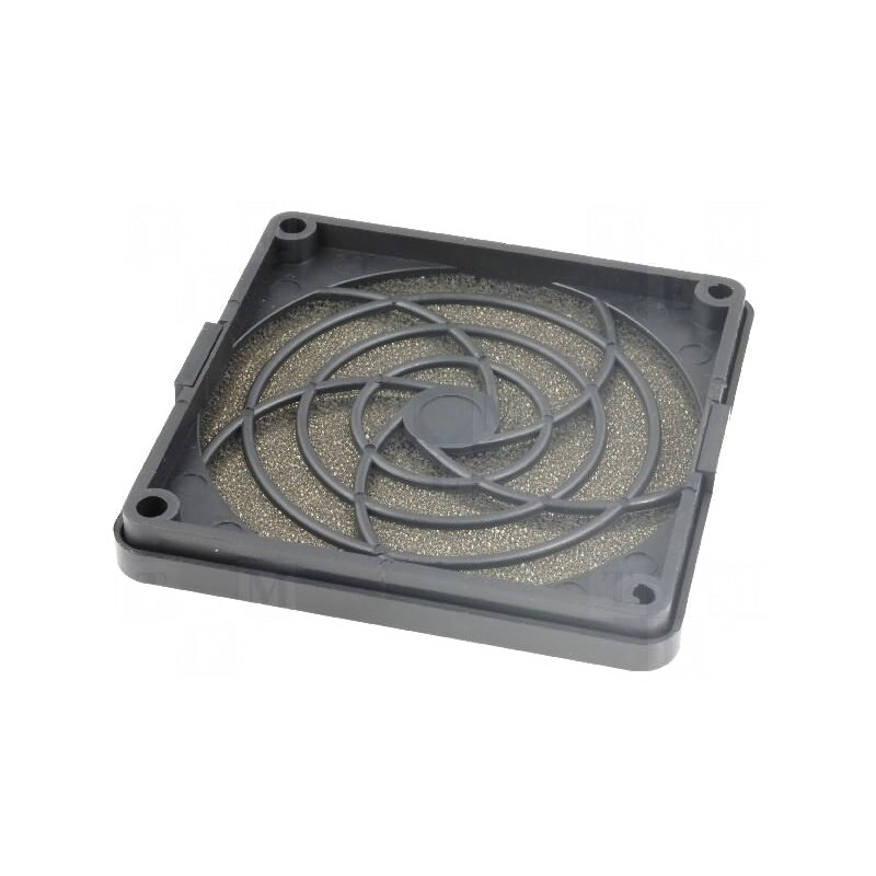Protecție Plastic 80x80mm cu Șurub și Filtru 45ppi | Electronic-mag.ro | Componente Electronice