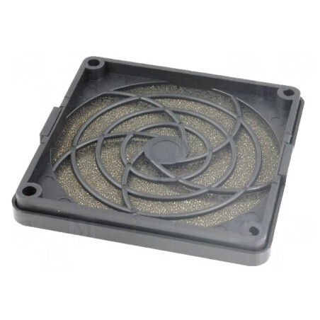 Protecție Plastic 80x80mm cu Șurub și Filtru 45ppi | Electronic-mag.ro | Componente Electronice