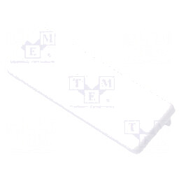 Obturator LED Profile Alb 2buc TOPMET | Electronic-mag.ro | Componente Electronice