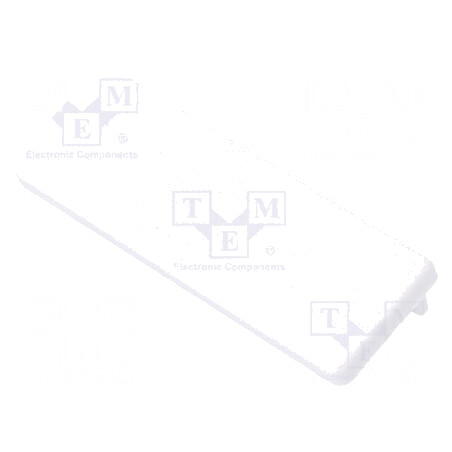 Obturator LED Profile Alb 2buc TOPMET | Electronic-mag.ro | Componente Electronice