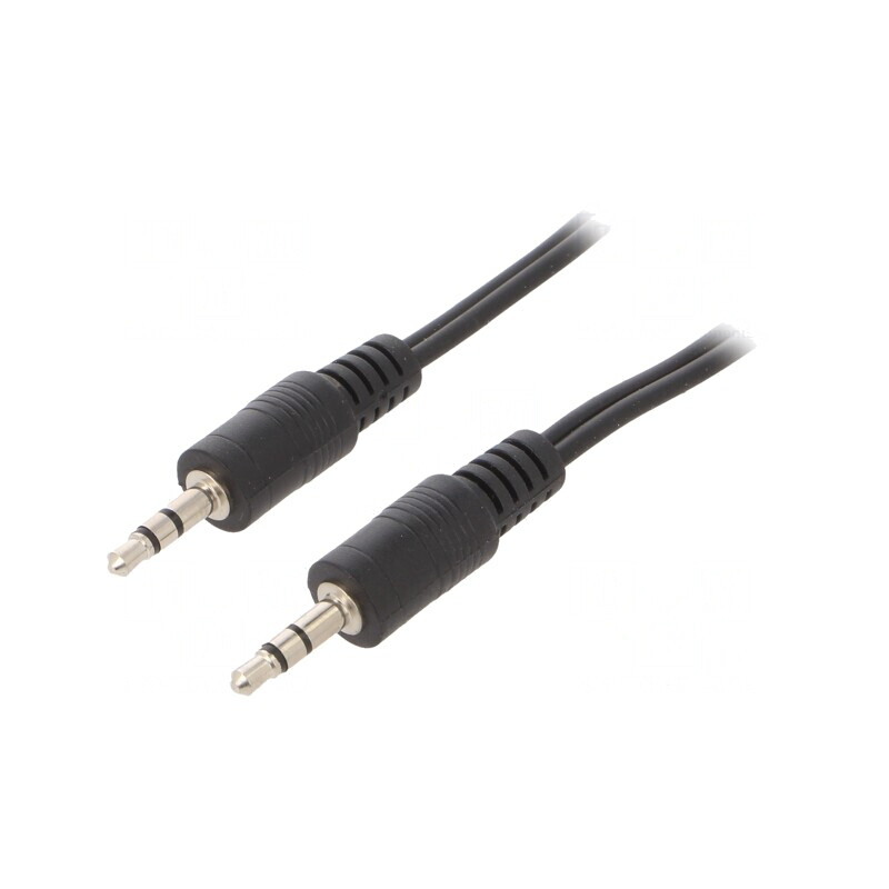 Cablu Audio Jack 3,5mm 3Pin 5m Negru | Electronic-mag.ro | Componente Electronice