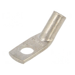 Vârf Inelar Tubular M8 16mm2 Crimpat 45° | Electronic-mag.ro | Componente Electronice