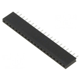 Soclu Şiruri Pini Mamă 2,54mm 20-PIN THT PCB Aurit | Electronic-mag.ro | Componente Electronice