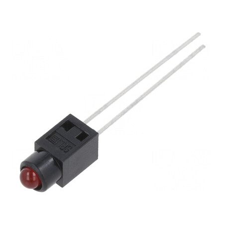 LED 3mm Roșu 30mA Lentilă 60° | Electronic-mag.ro | Componente Electronice