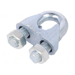 Clema prindere cablu oțel 16mm | Electronic-mag.ro | Componente Electronice