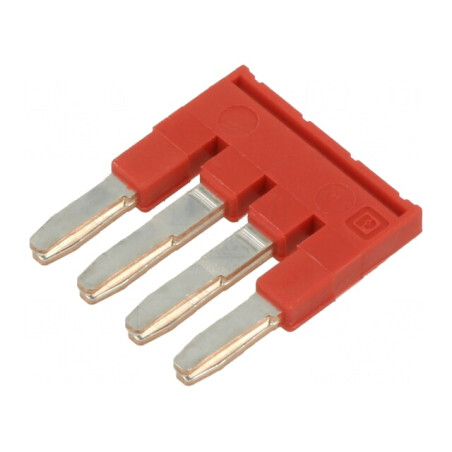Punte cu Șuruburi Roșie 5mm UL94V-0 | Electronic-mag.ro | Componente Electronice