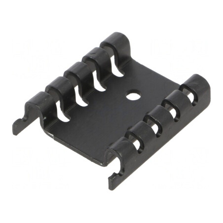 Radiator negru TO220 7,2x27x29mm 20K/W | Electronic-mag.ro | Componente Electronice
