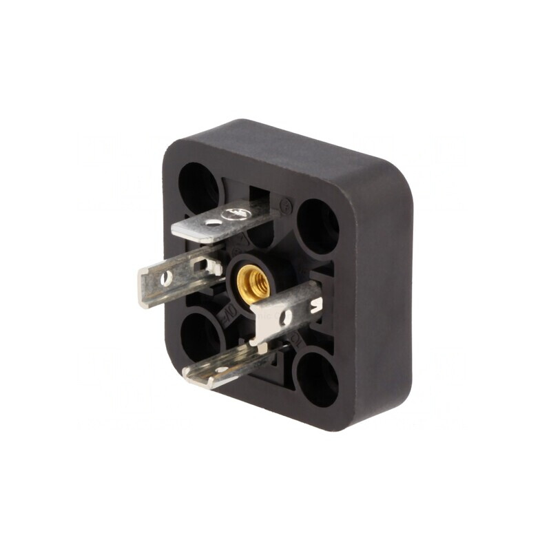 Conector Valvă Soclu Format A 18mm 4P 16A | Electronic-mag.ro | Componente Electronice Conector Valvă Soclu Format A 18mm 4P 16A | Electronic-mag.ro | Componente Electronice