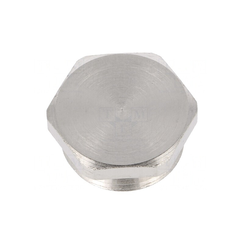 Capac de protecție PG13,5 IP54 alamă nichelată | Electronic-mag.ro | Componente Electronice