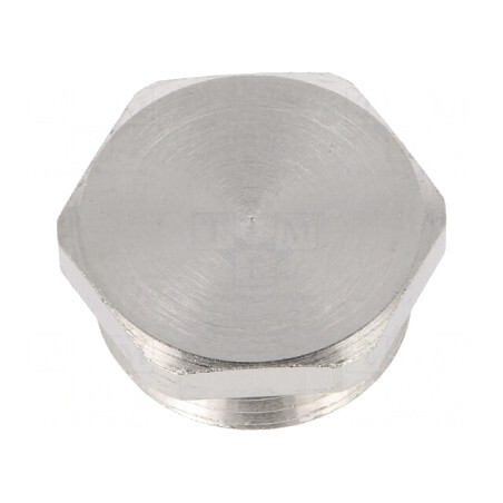Capac de protecție PG13,5 IP54 alamă nichelată | Electronic-mag.ro | Componente Electronice