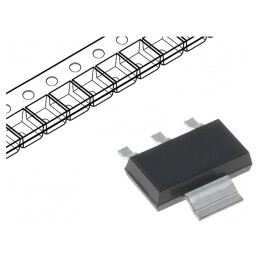 Power Switch N-Channel 200mA SMD SOT223-4