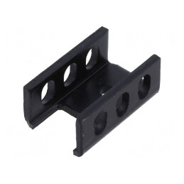 Radiator Extrudat Negru TO220 25x16x11mm 18°C/W | Electronic-mag.ro | Componente Electronice