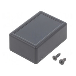 Carcasă universală ABS neagră IP54 35x50x20mm | Electronic-mag.ro | Componente Electronice