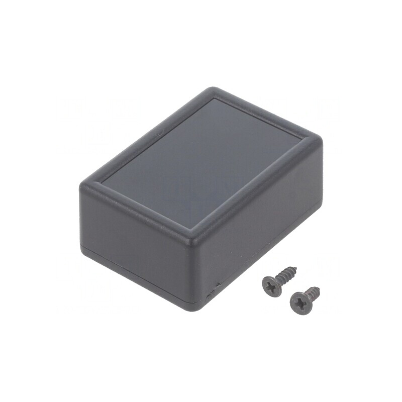 Carcasă universală ABS neagră IP54 35x50x20mm | Electronic-mag.ro | Componente Electronice