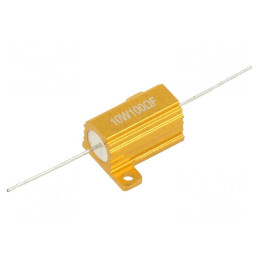 Rezistor bobinat cu radiator 100Ω 10W ±1% pentru lipit | Electronic-mag.ro | Componente Electronice