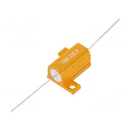 Rezistor Bobinat 33Ω 10W ±1% Radiator Lipit | Electronic-mag.ro | Componente Electronice