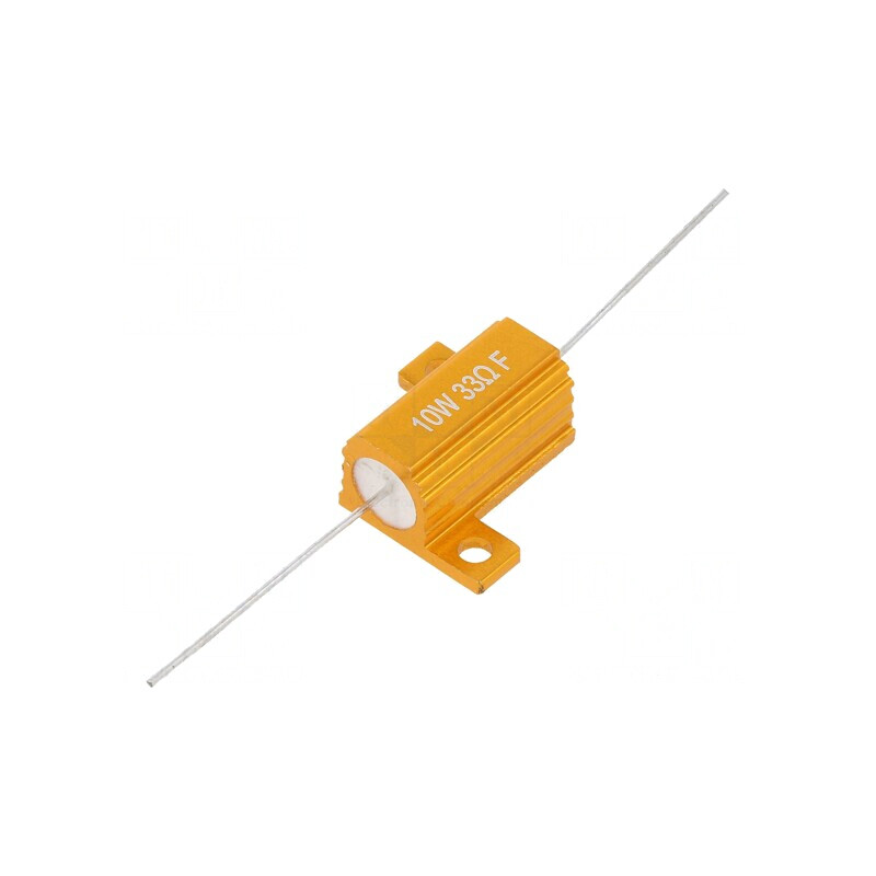 Rezistor Bobinat 33Ω 10W ±1% Radiator Lipit | Electronic-mag.ro | Componente Electronice