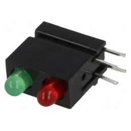 LED Bicolor Roșu/Verde 3mm 20mA | Electronic-mag.ro | Componente Electronice
