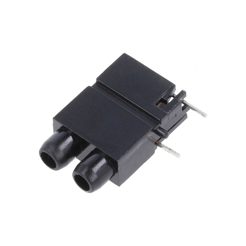 Conector de Testare Izolat Negru 2mm 2 Orificii | Electronic-mag.ro | Componente Electronice