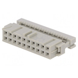 Mufă IDC Mamă 20 Pin pentru Cablu-Bandă 1,27mm | Electronic-mag.ro | Componente Electronice