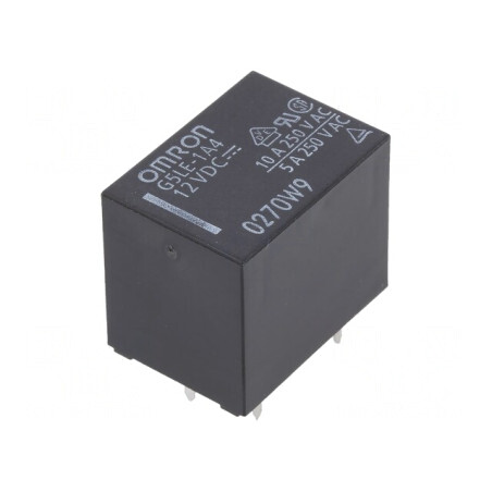 Releu Electromagnetic SPST-NO 12VDC 10A 240VAC PCB | Electronic-mag.ro | Componente Electronice