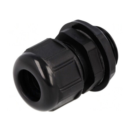Garnitură etanşare PG16 IP68 poliamidă neagră | Electronic-mag.ro | Componente Electronice