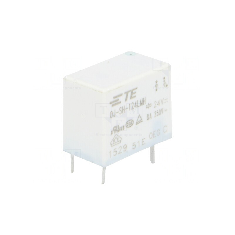 Releu Electromagnetic SPST-NO 24VDC 8A | Electronic-mag.ro | Componente Electronice