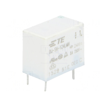 Releu Electromagnetic SPST-NO 24VDC 8A | Electronic-mag.ro | Componente Electronice