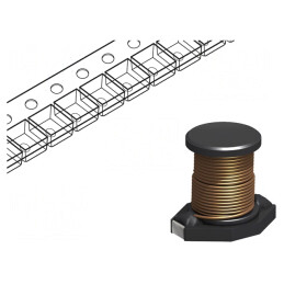 Inductor SMD Ferită 22uH 4,82A 50mΩ ±20% 13x9,55x11,5mm