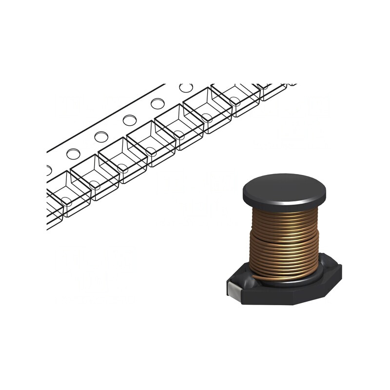 Inductor Ferită SMD 330uH 1,24A 640mΩ ±20% | Electronic-mag.ro | Componente Electronice