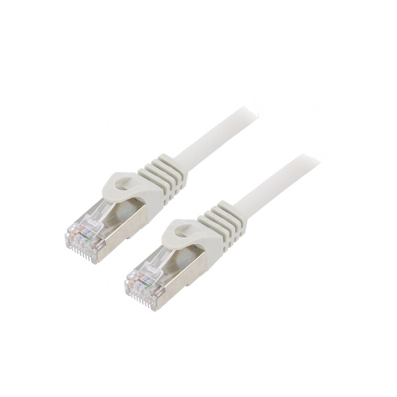 Patch Cord RJ45 F/UTP CAT6 1m Gri | Electronic-mag.ro | Componente Electronice